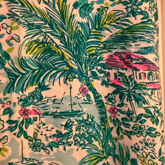 🦋Lilly Pulitzer swing tank top criss cross back size extra small EUC - Picture 3 of 5